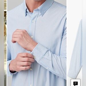Rhone Slim Fit Commuter Button-Up Shirt